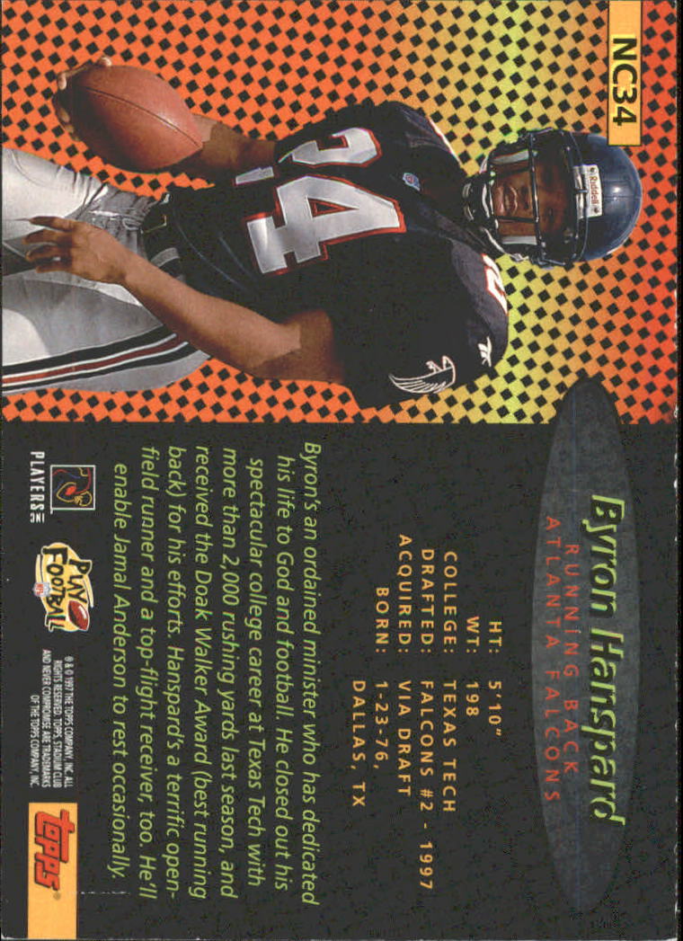 1997 Stadium Club Football Never Compromise Insert Singles - You Choose - Picture 27 of 31