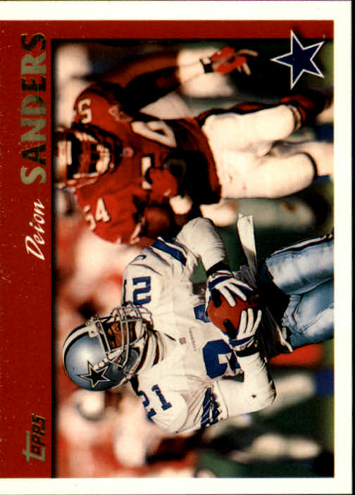 1991 Pro Set #98 Deion Sanders UER/(Career TD's 3, but/only 2 in yearly  stats) - NM-MT