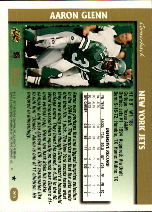 A7591- 1997 Topps Football Card #s 1-415 +Rookies -You Pick- 15+ FREE US SHIP - Picture 229 of 429