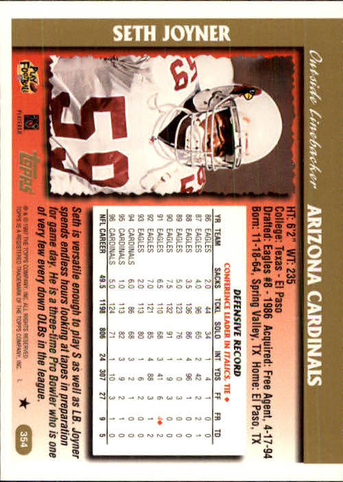 A7591- 1997 Topps Football Card #s 1-415 +Rookies -You Pick- 15+ FREE US SHIP - Picture 399 of 429
