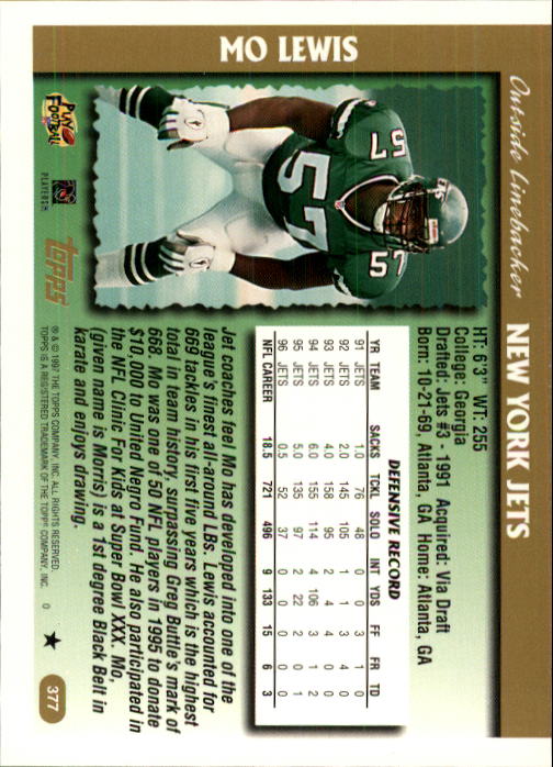 A7591- 1997 Topps Football Card #s 1-415 +Rookies -You Pick- 15+ FREE US SHIP - Picture 425 of 429