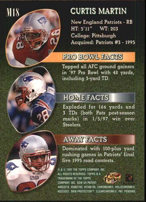 Terrell Davis [Gold] #M3 Prices, 1997 Topps Mystery Finest