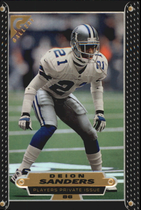 1997 Topps Gallery Player's Private Issue #86 Deion Sanders
