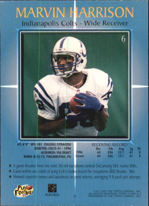 B1670- 1997 Topps Stars FB #s 1-125 +RCs +Inserts -You Pick- 15+ FREE US SHIP - Picture 9 of 150