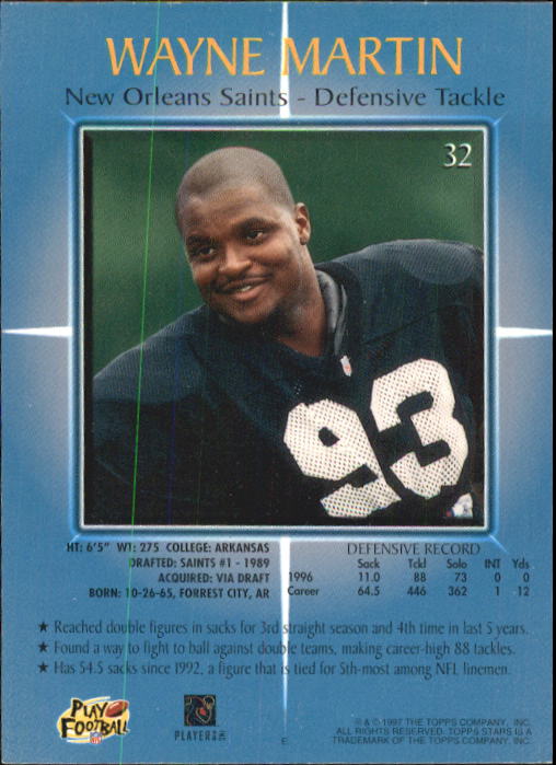 B1670- 1997 Topps Stars FB #s 1-125 +RCs +Inserts -You Pick- 15+ FREE US SHIP - Picture 33 of 150