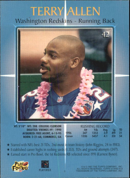 B1670- 1997 Topps Stars FB #s 1-125 +RCs +Inserts -You Pick- 15+ FREE US SHIP - Picture 47 of 150