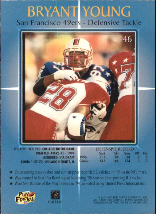 B1670- 1997 Topps Stars FB #s 1-125 +RCs +Inserts -You Pick- 15+ FREE US SHIP - Picture 53 of 150