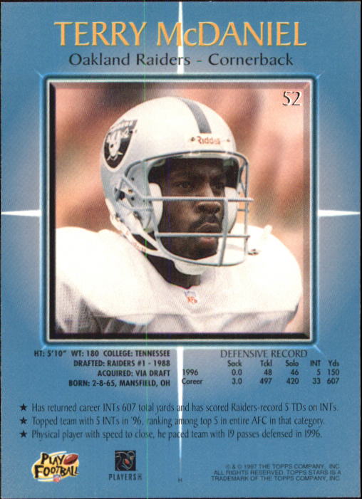 B1670- 1997 Topps Stars FB #s 1-125 +RCs +Inserts -You Pick- 15+ FREE US SHIP - Picture 61 of 150