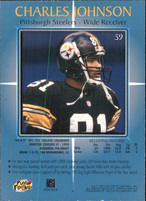 B1670- 1997 Topps Stars FB #s 1-125 +RCs +Inserts -You Pick- 15+ FREE US SHIP - Picture 67 of 150