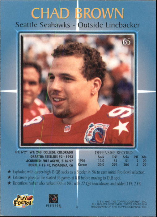 B1670- 1997 Topps Stars FB #s 1-125 +RCs +Inserts -You Pick- 15+ FREE US SHIP - Picture 75 of 150