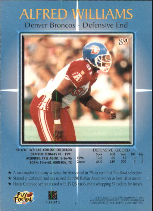 B1670- 1997 Topps Stars FB #s 1-125 +RCs +Inserts -You Pick- 15+ FREE US SHIP - Picture 109 of 150