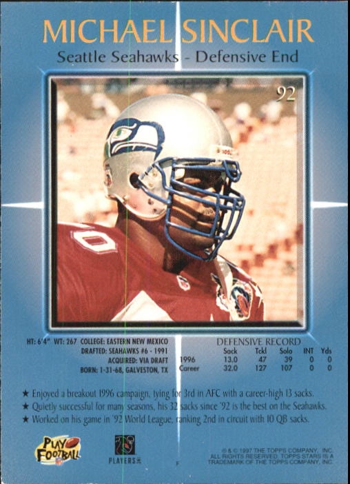 B1670- 1997 Topps Stars FB #s 1-125 +RCs +Inserts -You Pick- 15+ FREE US SHIP - Picture 113 of 150