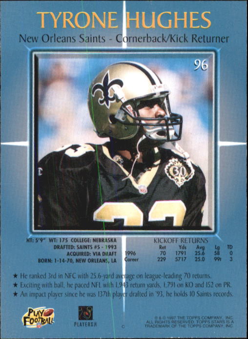 B1670- 1997 Topps Stars FB #s 1-125 +RCs +Inserts -You Pick- 15+ FREE US SHIP - Picture 115 of 150