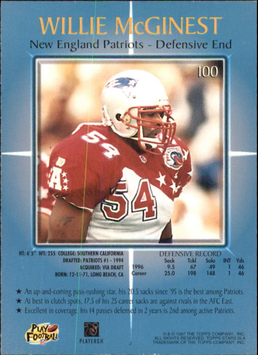 B1670- 1997 Topps Stars FB #s 1-125 +RCs +Inserts -You Pick- 15+ FREE US SHIP - Picture 123 of 150