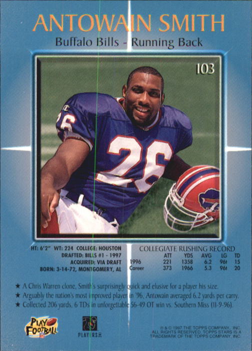B1670- 1997 Topps Stars FB #s 1-125 +RCs +Inserts -You Pick- 15+ FREE US SHIP - Picture 127 of 150