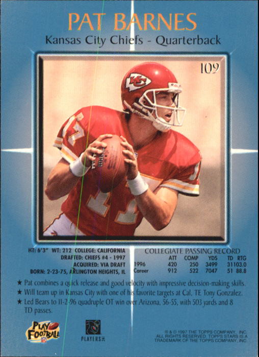B1670- 1997 Topps Stars FB #s 1-125 +RCs +Inserts -You Pick- 15+ FREE US SHIP - Picture 135 of 150