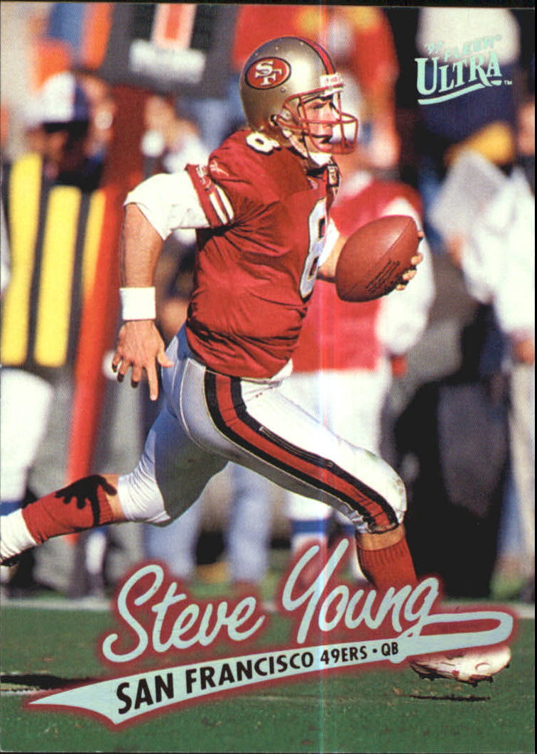 Steve Young Autographed San Fransisco Red Stats Football Jersey