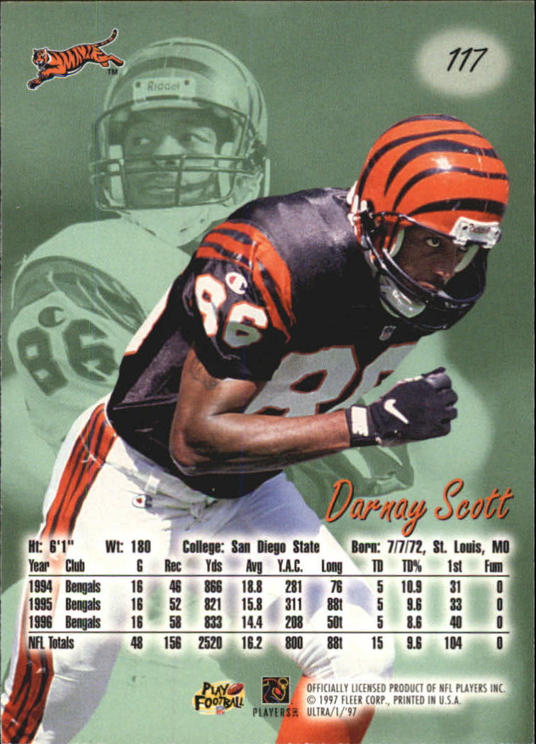 1994 Action Packed Football #149 Darnay Scott RC