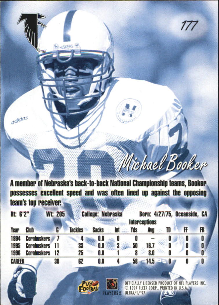 1997 Ultra (Fleer) Football "Main Set" Base Cards - Picture 79 of 119