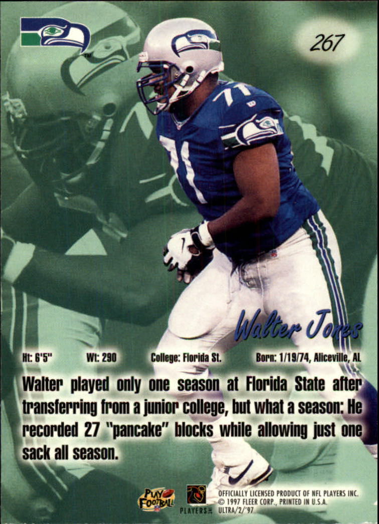 1997 Ultra (Fleer) Football "Main Set" Base Cards - Picture 115 of 119