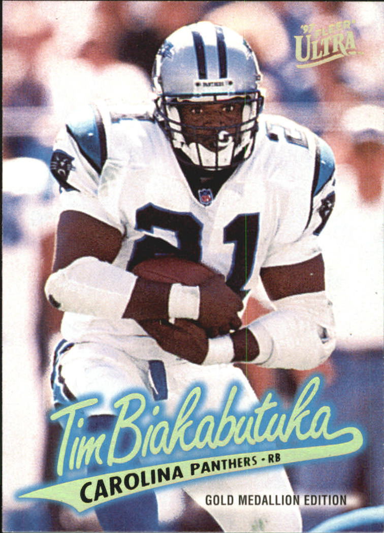 1997 Ultra (Fleer) Football "Gold Medallion" Parallel Cards - Picture 2 of 31