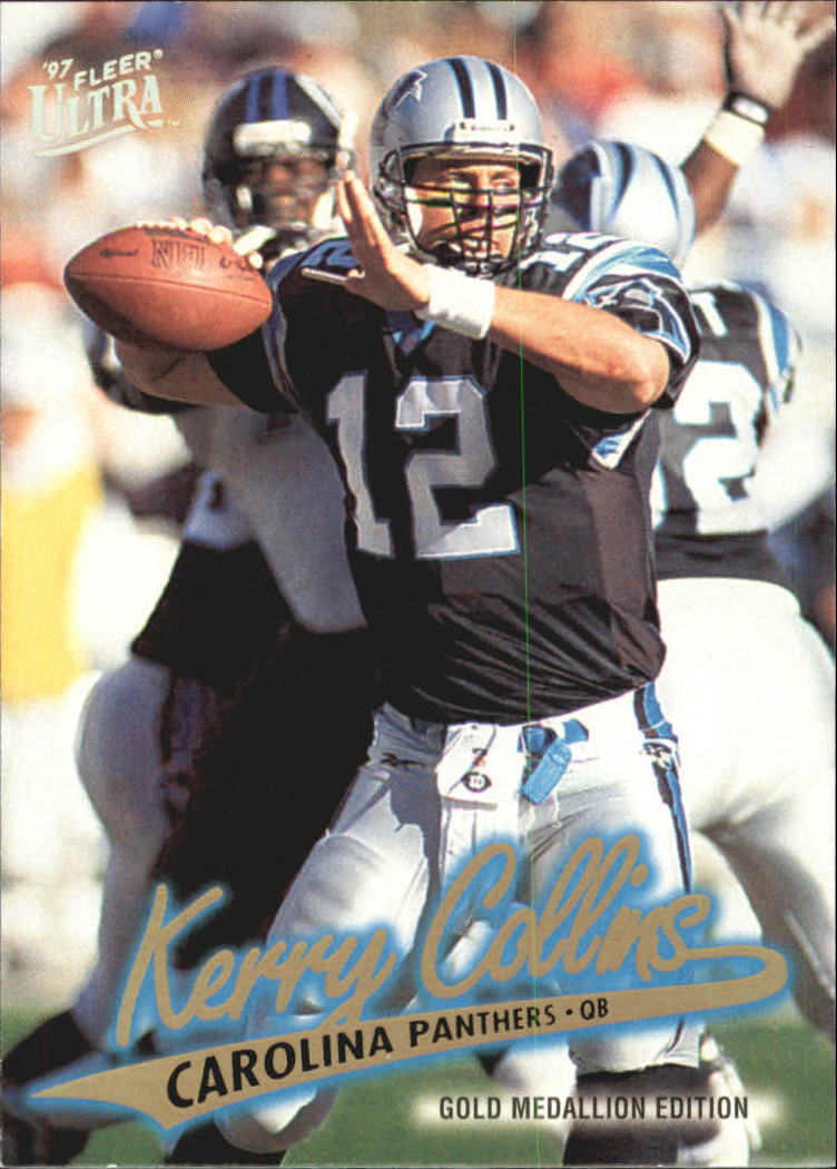 1997 Ultra Gold Medallion #G158 Kerry Collins back image