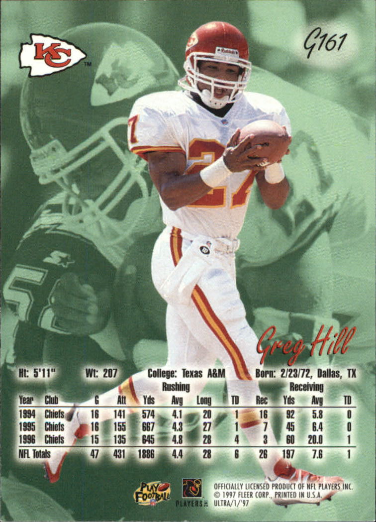 1997 Ultra (Fleer) Football "Gold Medallion" Parallel Cards - Picture 10 of 31