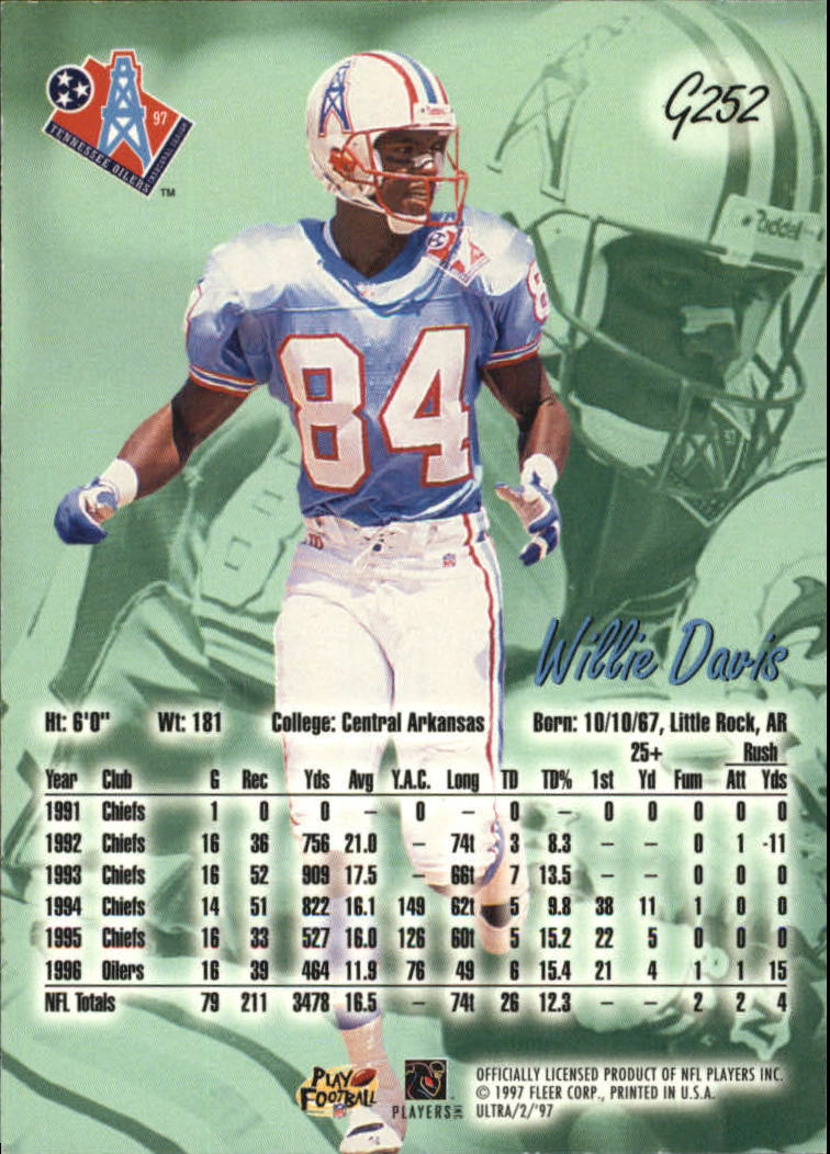 1997 Ultra (Fleer) Football "Gold Medallion" Parallel Cards - Picture 21 of 31