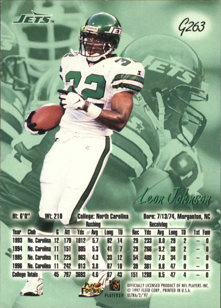 1997 Ultra (Fleer) Football "Gold Medallion" Parallel Cards - Picture 23 of 31