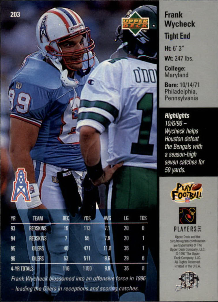 A7091- 1997 Upper Deck FB Card #s 201-300 +Inserts -You Pick- 15+ FREE US SHIP - Picture 7 of 220