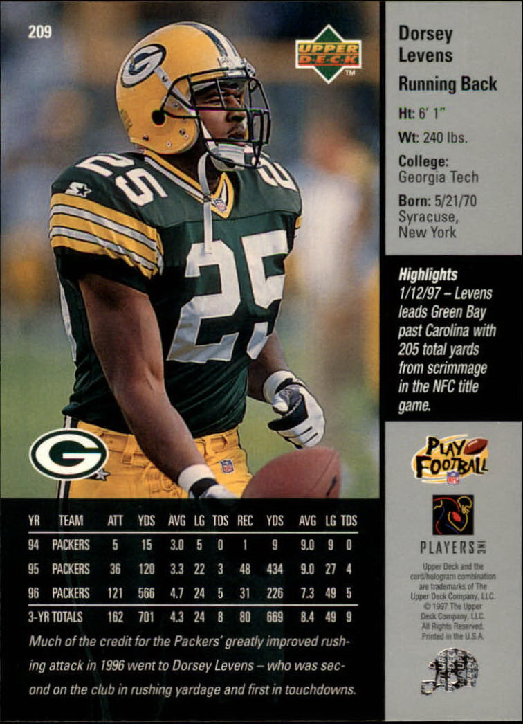 A7091- 1997 Upper Deck FB Card #s 201-300 +Inserts -You Pick- 15+ FREE US SHIP - Picture 17 of 220