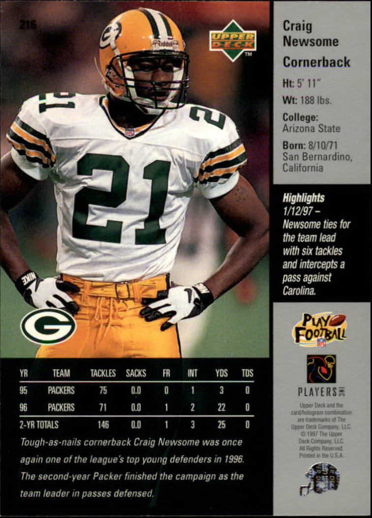 A7091- 1997 Upper Deck FB Card #s 201-300 +Inserts -You Pick- 15+ FREE US SHIP - Picture 29 of 220