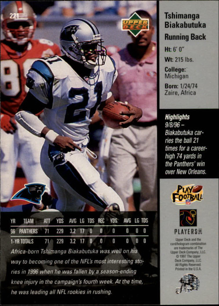 A7091- 1997 Upper Deck FB Card #s 201-300 +Inserts -You Pick- 15+ FREE US SHIP - Picture 37 of 220