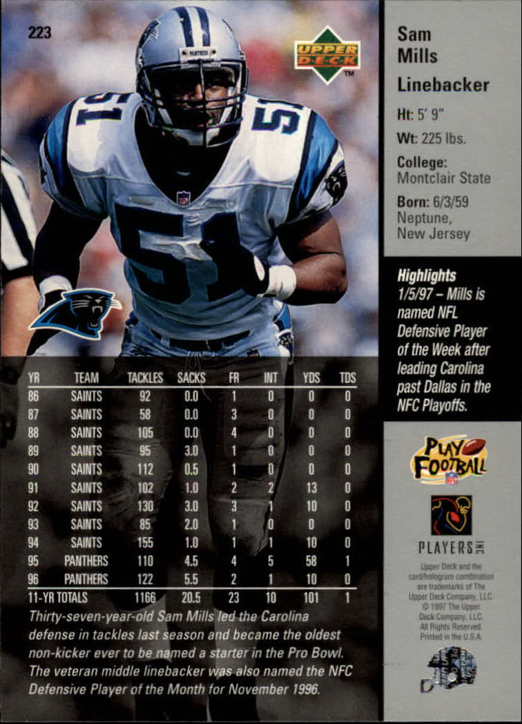 A7091- 1997 Upper Deck FB Card #s 201-300 +Inserts -You Pick- 15+ FREE US SHIP - Picture 41 of 220