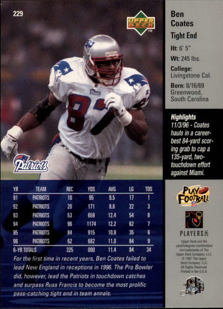 A7091- 1997 Upper Deck FB Card #s 201-300 +Inserts -You Pick- 15+ FREE US SHIP - Picture 49 of 220