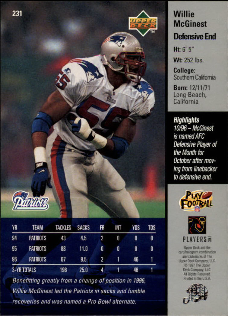 A7091- 1997 Upper Deck FB Card #s 201-300 +Inserts -You Pick- 15+ FREE US SHIP - Picture 53 of 220
