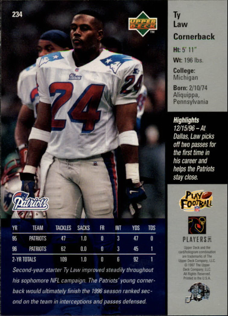 A7091- 1997 Upper Deck FB Card #s 201-300 +Inserts -You Pick- 15+ FREE US SHIP - Picture 59 of 220