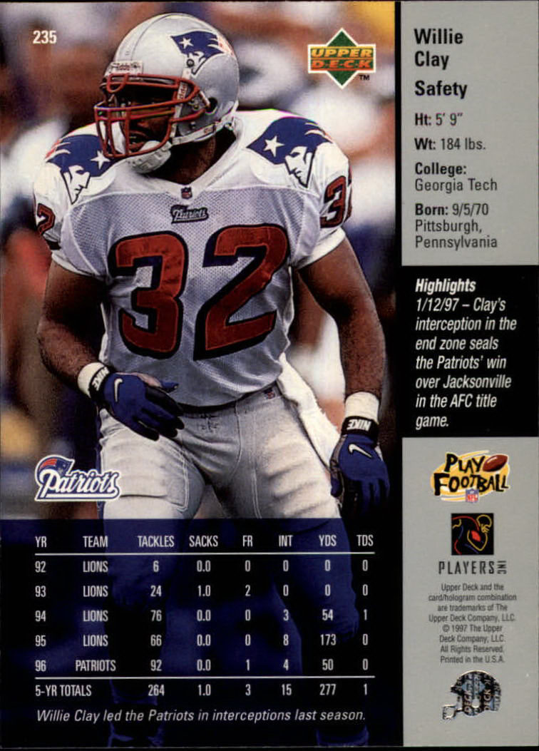 A7091- 1997 Upper Deck FB Card #s 201-300 +Inserts -You Pick- 15+ FREE US SHIP - Picture 61 of 220