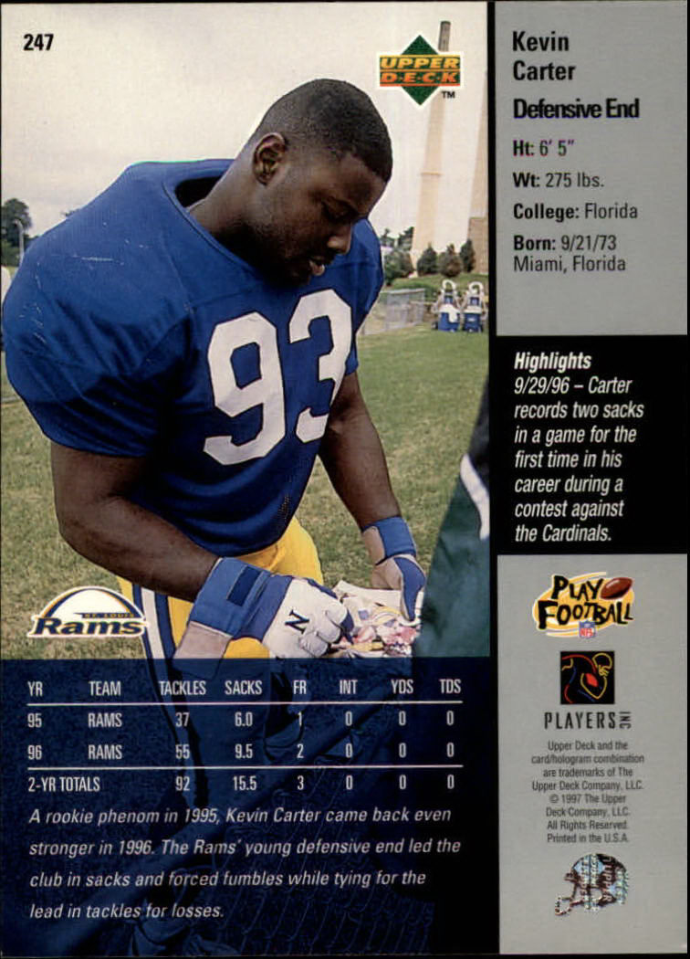 A7091- 1997 Upper Deck FB Card #s 201-300 +Inserts -You Pick- 15+ FREE US SHIP - Picture 77 of 220