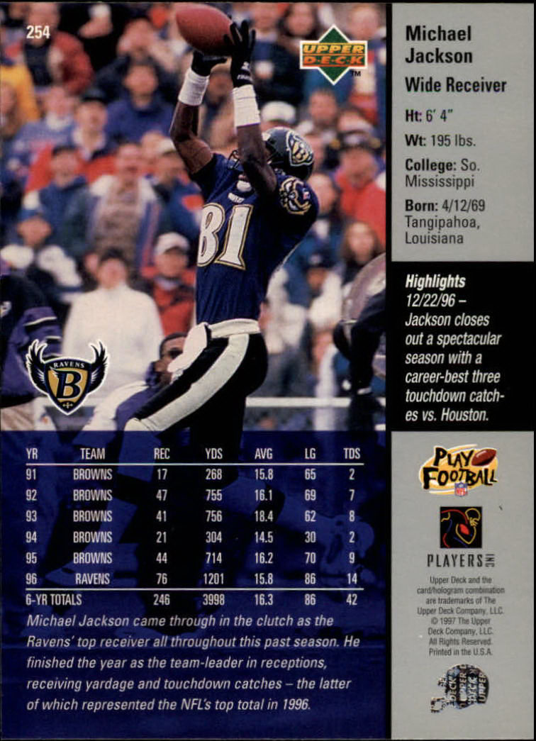 A7091- 1997 Upper Deck FB Card #s 201-300 +Inserts -You Pick- 15+ FREE US SHIP - Picture 89 of 220