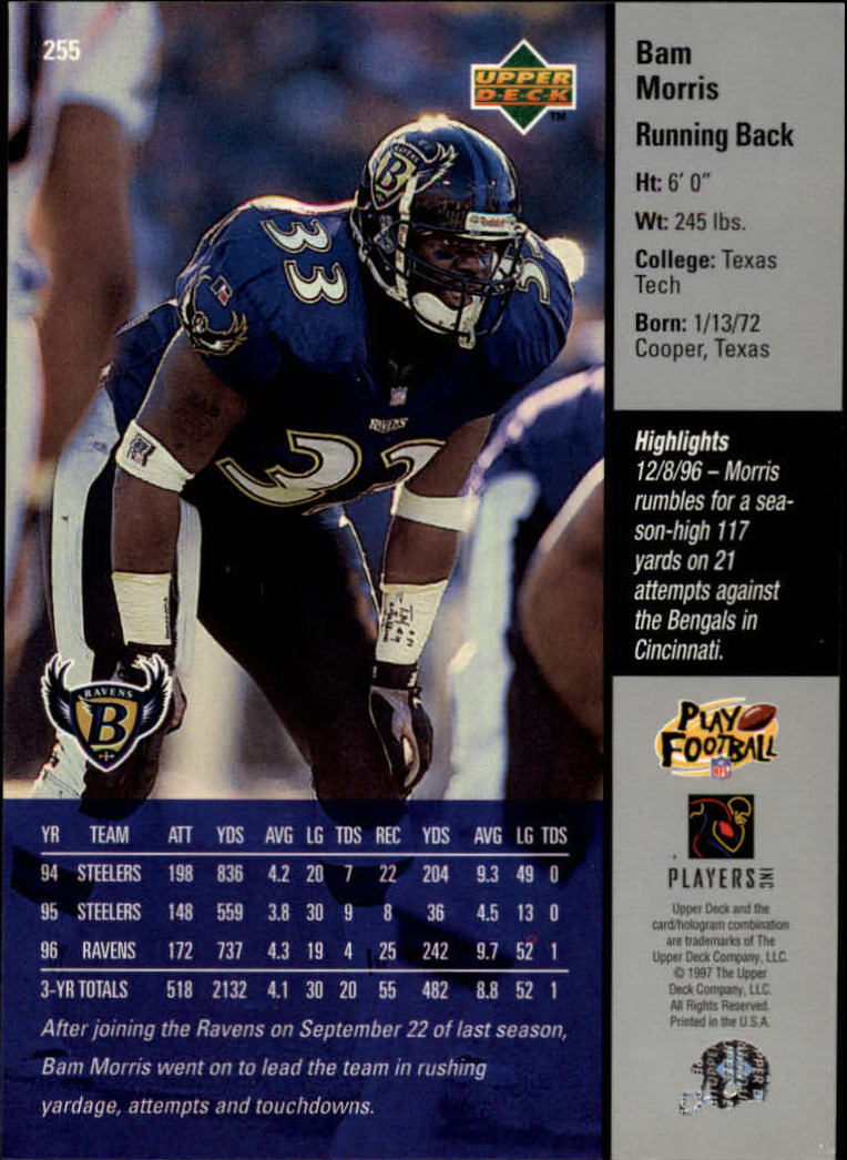 A7091- 1997 Upper Deck FB Card #s 201-300 +Inserts -You Pick- 15+ FREE US SHIP - Picture 91 of 220
