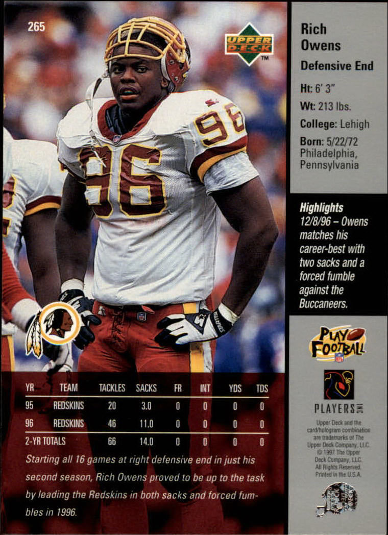A7091- 1997 Upper Deck FB Card #s 201-300 +Inserts -You Pick- 15+ FREE US SHIP - Picture 111 of 220