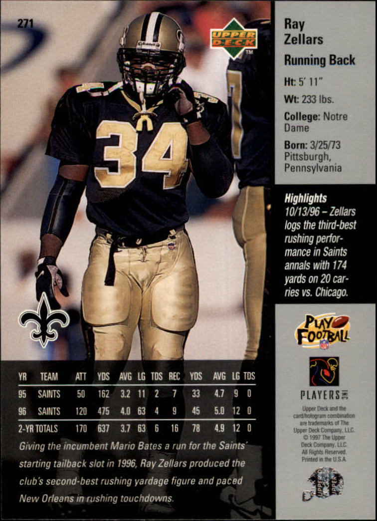 A7091- 1997 Upper Deck FB Card #s 201-300 +Inserts -You Pick- 15+ FREE US SHIP - Picture 121 of 220