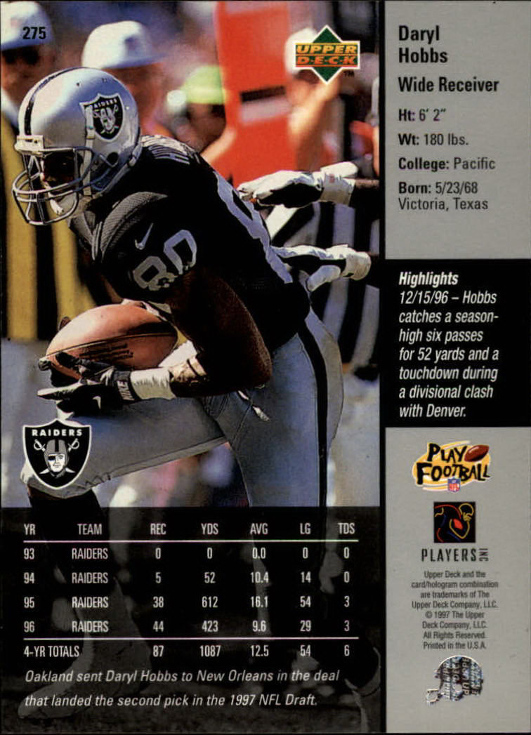A7091- 1997 Upper Deck FB Card #s 201-300 +Inserts -You Pick- 15+ FREE US SHIP - Picture 129 of 220