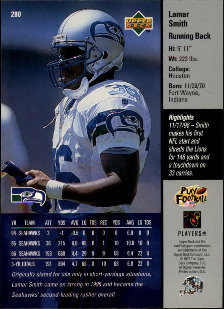 A7091- 1997 Upper Deck FB Card #s 201-300 +Inserts -You Pick- 15+ FREE US SHIP - Picture 137 of 220