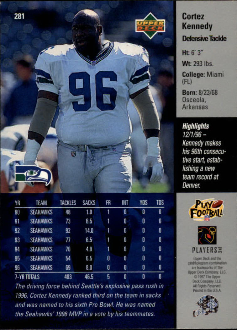 A7091- 1997 Upper Deck FB Card #s 201-300 +Inserts -You Pick- 15+ FREE US SHIP - Picture 139 of 220