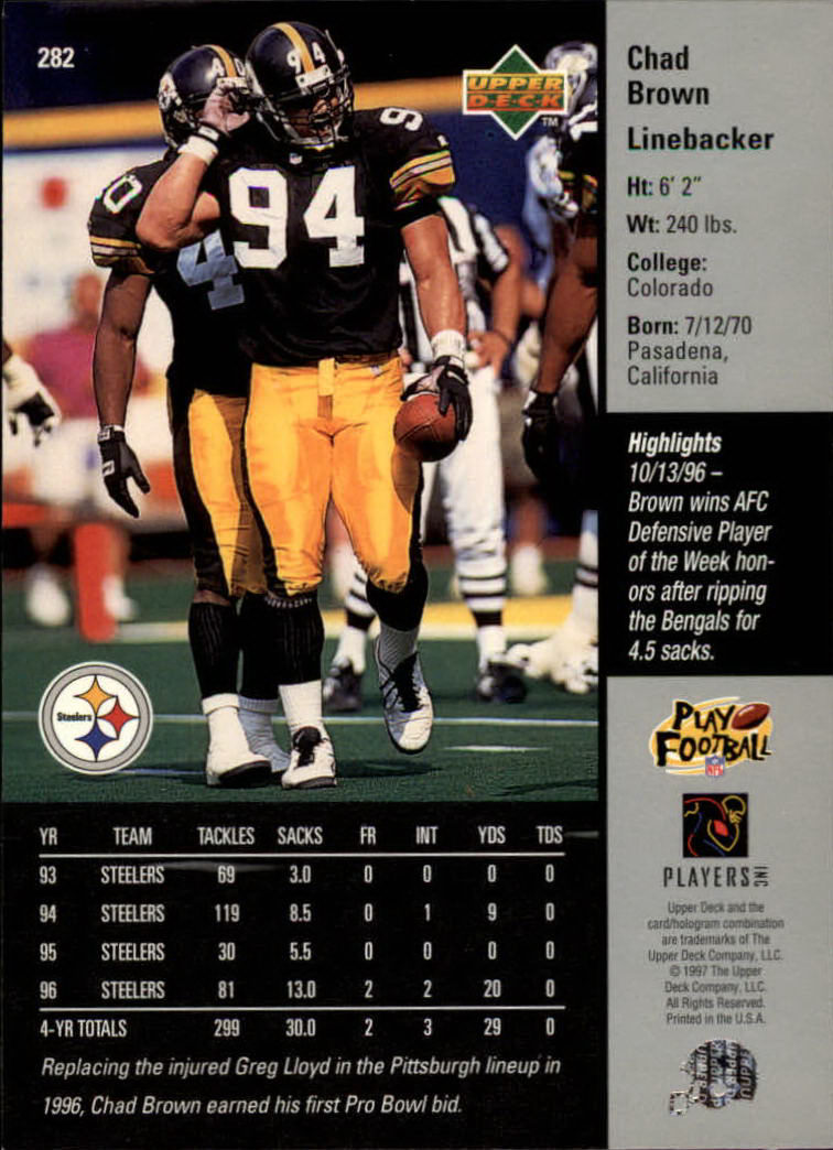 A7091- 1997 Upper Deck FB Card #s 201-300 +Inserts -You Pick- 15+ FREE US SHIP - Picture 141 of 220