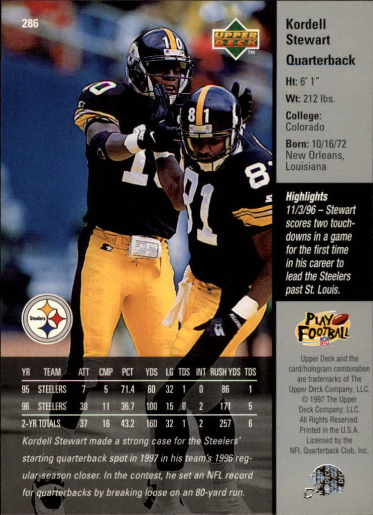 A7091- 1997 Upper Deck FB Card #s 201-300 +Inserts -You Pick- 15+ FREE US SHIP - Picture 147 of 220