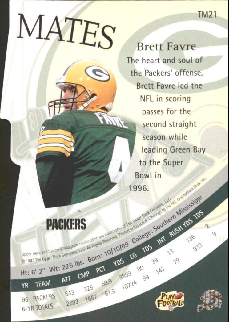 A7091- 1997 Upper Deck FB Card #s 201-300 +Inserts -You Pick- 15+ FREE US SHIP - Picture 195 of 220