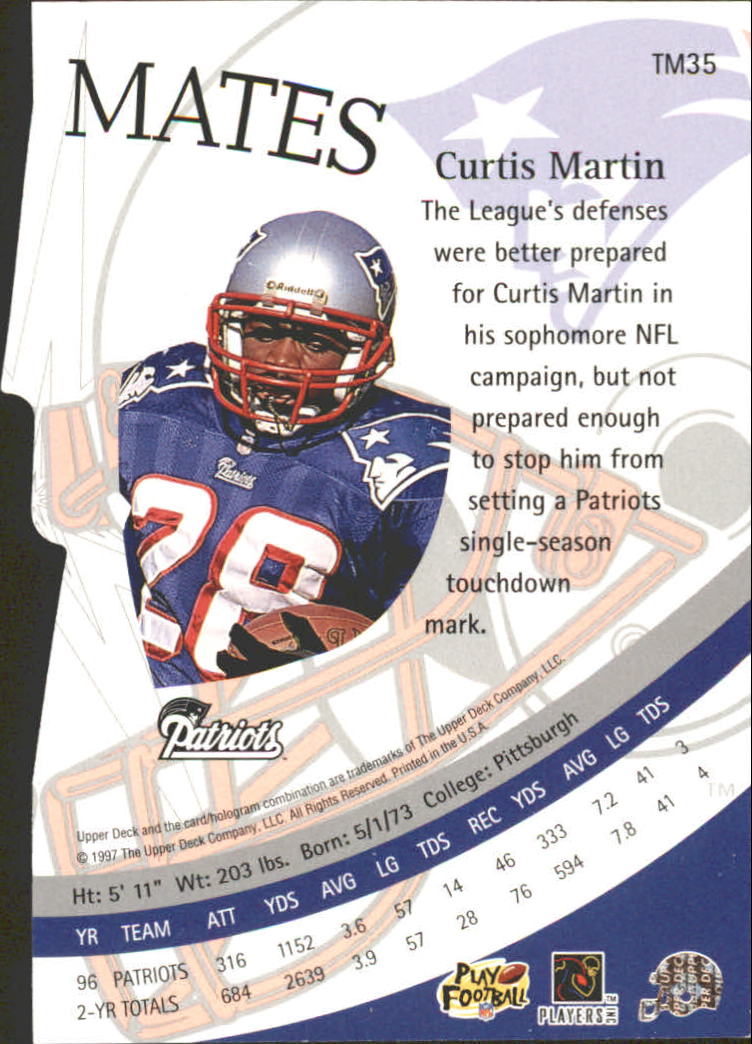 A7091- 1997 Upper Deck FB Card #s 201-300 +Inserts -You Pick- 15+ FREE US SHIP - Picture 199 of 220